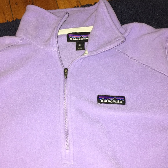 Lavender Patagonia 4 Zip Fleece 